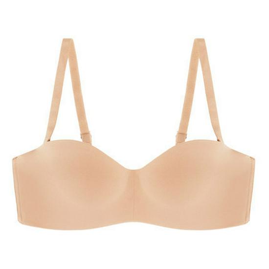 Бесшовный беспроводной бюстгальтер без бретелек Marshmallow с нескользящей лентой для женщин