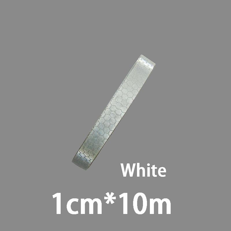 1cm*20/10/8/5m Reflective Tapes Reflectors Warning Tape Night Safety Sticker White Red Orange Green For Bicycle CarPinstriping Tape 3