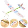Model Educational Toys for Students Foam Plane Rubber Bands Power Flying Glider Aircraft Toy