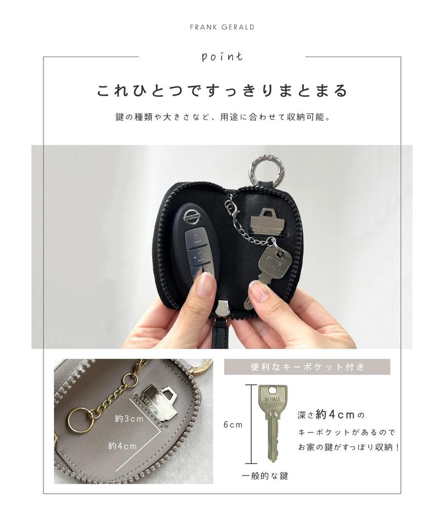 ФРЭНК ДЖЕРАЛЬД Ключ Смарт Ключ Карабин Пластик для Мужчин и Женщин Чехол, Совместимый, Легкий, Компактный, Многофункциональный, Брелок, Молния,