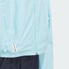 adidas Куртка с логотипом, короткая, с капюшоном, женская, верхняя одежда, молитва, синяя JI6882