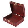 Retro Storage Box Jewelry Wood Wooden Lock Catch Organizer Sundries Storages Box