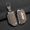 Совместимый чехол для ключа Jeep для Compass, Renegade, Cherokee, Grand Commander, Grand Cherokee