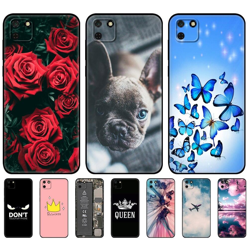 Чехол для Huawei Y5P 5,45 дюйма; Мягкий силиконовый чехол из ТПУ для телефона Huawei y5p 2020 y 5 p y5 p, задний бампер huaweiy5p, черный чехол из ТПУ