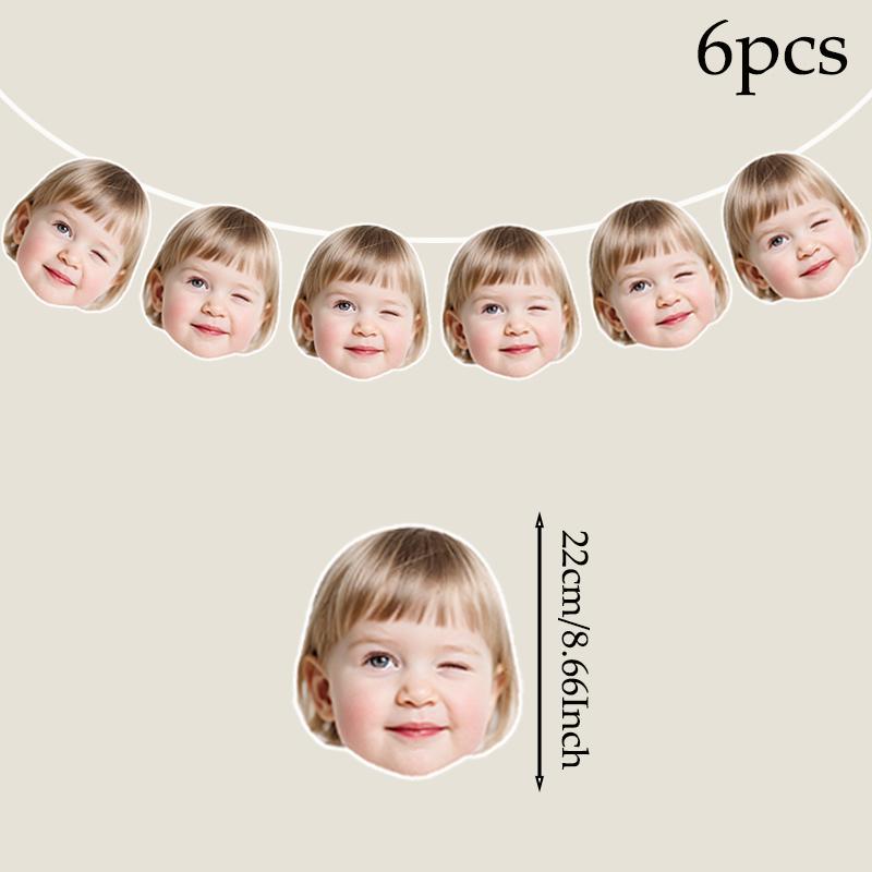 Индивидуальные персонализированные наклейки на лицо День рождения Свадьба DIY Декор Бумажные топперы для торта Баннер Милый питомец Индивидуальные Наклейки Подвеска