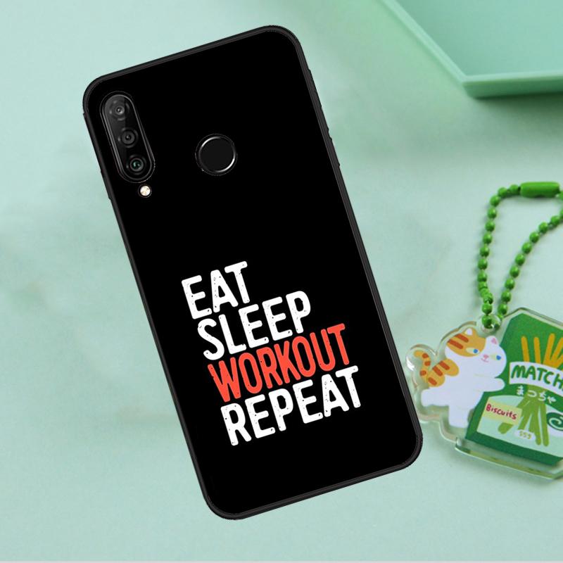 Фитнес для бодибилдинга в спортзале Для Huawei Nova 8i 11i 12i 12s 9 10 SE Y90 Y60 Y70 Y72 Y61 Y91 P20 P30 P40 Lite P60 Pro Чехол
