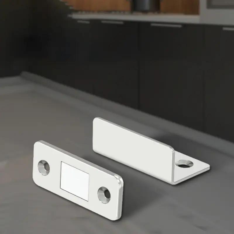 1/3/5/10 шт. L-образный магнитный дверной доводчик, самоклеящийся невидимый дверной присоска для шкафа, магнитная полоска, патч-фиксатор двери