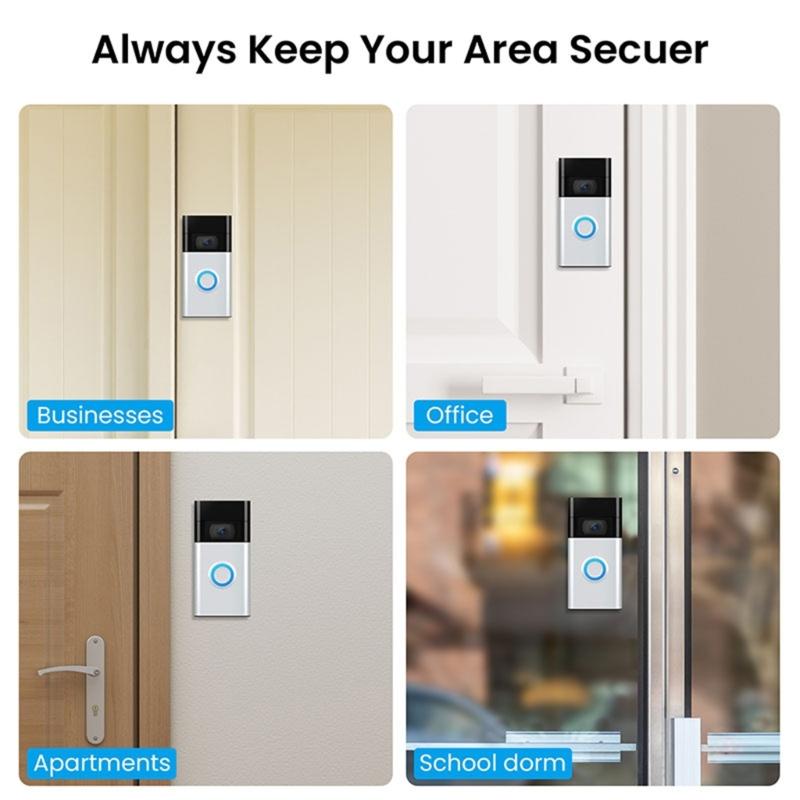 Практичные конструкции креплений для дверного звонка-стойки для видеодомофона 3 Plus 4, дверного звонка с батарейным питанием Plus, профессиональные быстрые настройки