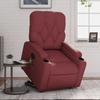 VidaXL Electric Massage Recliner, Relaxation Chair with Adjustable Backrest and Footrest, Salon Seat 3204797
