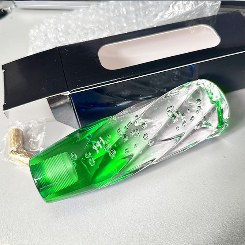 NEW 15cm Car Manual Shift Knob Acrylic Gear Shifter Head Shift Knob Stick Crystal Transparent Bubble Gear Shift Knob