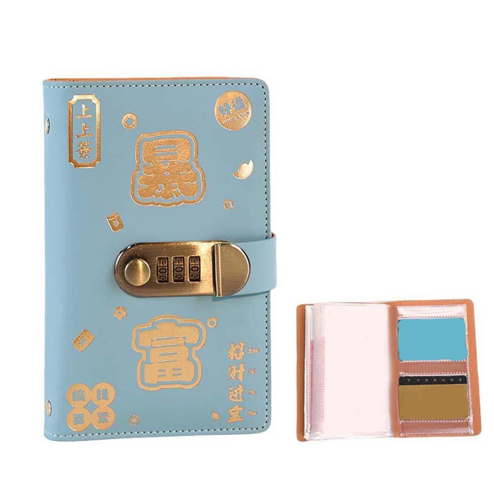 Кошелек для хранения сбережений Папка для денег с кодовым замком Книга учета Планировщик-органайзер Семейный