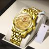 Waterproof and Luminous Zodiac Year Dragon-shaped Fully Automatic Quartz Watch Mechanical Watch for Men's Steel Belt for Men