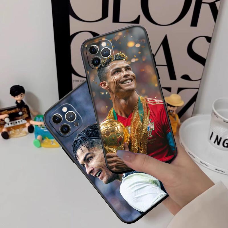 C-cr7 New High-End Shell Phone Case for iPhone 16 15 14 13 12 Pro Max Plus Mini
