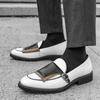 Slip On New Men's loafersLuxury and British Style Party and Dance Nightclub Adult Casual Leather Shoes 38-46 Versatile Hot