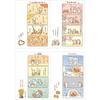 Sanrio Birthday Card Message Book Picture Greeting Card Overseas Shipping Available SANRIO 831875 Book 4-frame BD117-2