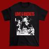 Love and Rockets Футболка с коротким рукавом Хлопок Черный Все размеры S-5XL