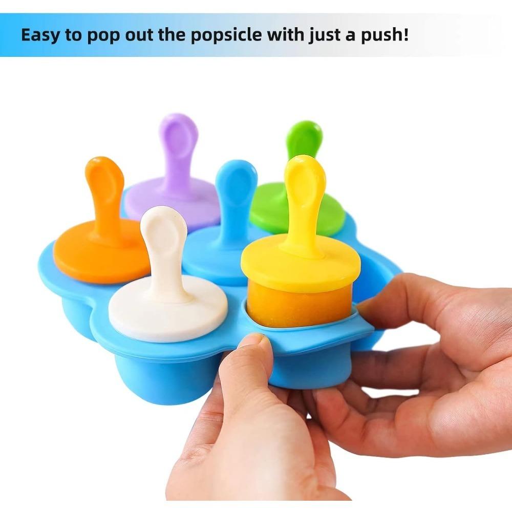 1PC Silicone Popsicle Molds Ice Pop Molds Storage Container for Homemade Food Kids Ice Cream DIY Pop Molds BPA Free