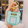 Подвесные аксессуары Калькулятор в виде головы медведя Электронный калькулятор Калькулятор Брелок Калькулятор цифр