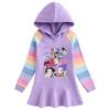 Kids Girls Kpop Rumi Zoey Mira Hunters Print Rainbow Hooded Dress