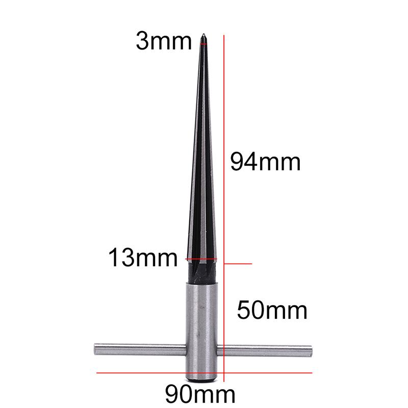 Коническая развертка для отверстий под бриджевые пины 5 градусов 6 канавок Инструмент лютье для гитарных звукоснимателей