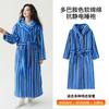 Coral Fleece Thick Bathrobe Couples Warm Soft Loungewear Men Women Winter Sleep Robe
