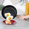 Granite frying pan with glass lid BLACK&WOOD 26 cm
