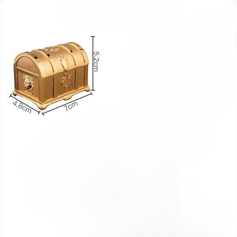 Metal Princess Jewelry Box, Treasure Box, Jewelry Storage Box, S Suitcase, Packaging Box