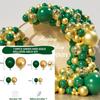Mori Set Green Latex Balloon Chain Set Vintage Themed Birthday Party Decorative Jungle Set
