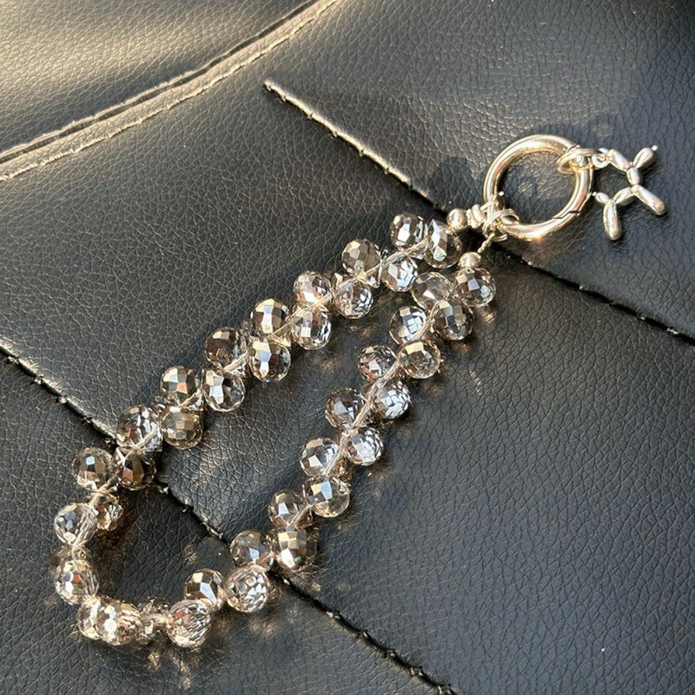 Цветной стразовый кристальный бисер ремешок для телефона с собакой шнурок для мобильного телефона подарок на Новый год