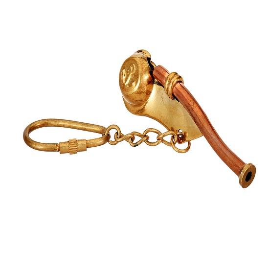 Боцман Bosuns Pipe Морской GIF Латунь Медь Свисток Брелок Высокий Тональный Рождественский подарок Подарок для мужчин