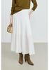 LILY French floral midi skirt for women