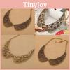 Vintage Alloy Hollow Out Necklace With Gold Finish For Artistic Fashion Enthusiasts