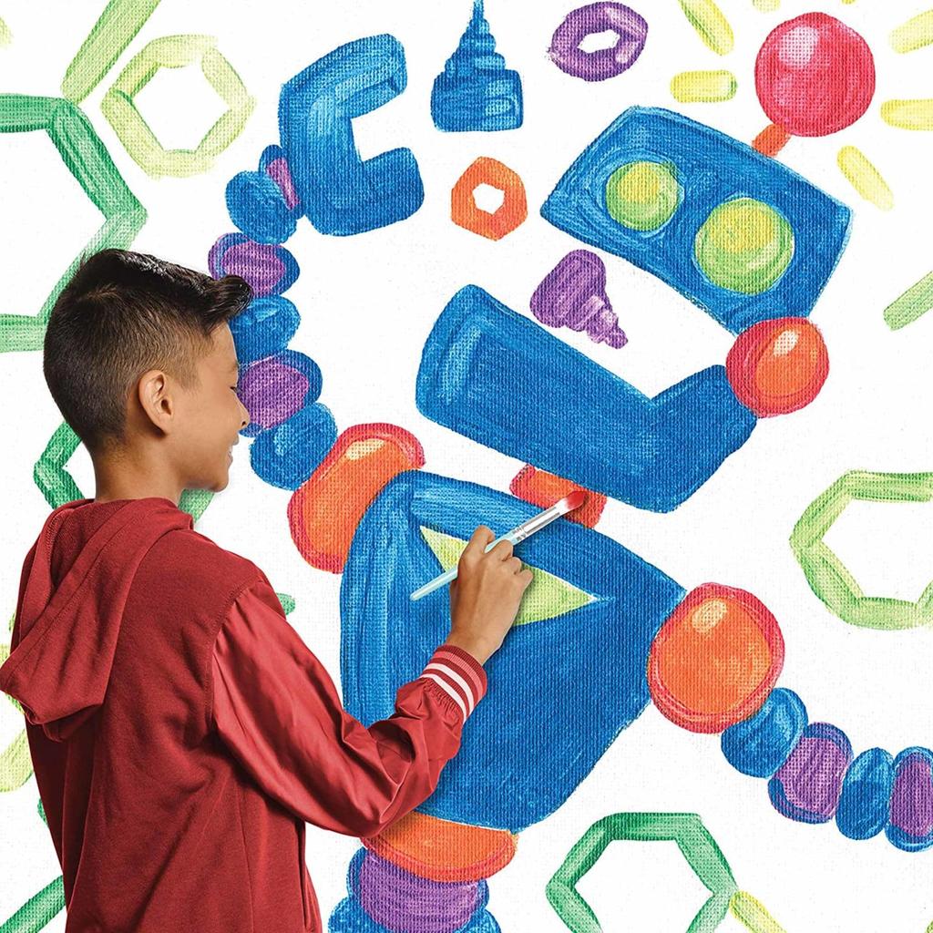 Краска Crayola Bottle Paint Yellow Single Color Bottle Легко смывается водой 473 мл 201634 Оригинальный продукт