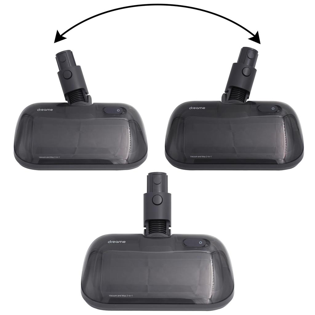 Оригинальная вращающаяся двойная моющая насадка-щетка для пылесосов Dreame V11SE, V12/V12 Pro, V16, T20, T30, R10, R10 Pro, R20