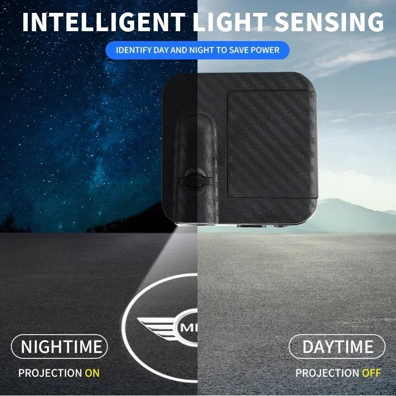 1/2Pcs Car Door Welcome Light Led HD Laser Projector Lamp For Mini Cooper JCW Works F54 F55 F56 F57 F60 R50 R52 R53 R55 R56 R57 TA1