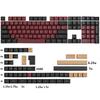 Red Warrior CSA Custom Keycaps, 160-Key Double-Shot Keycap Set for CherryGateron MX Switch 6064GK61 Gaming Mechanical Keyboards