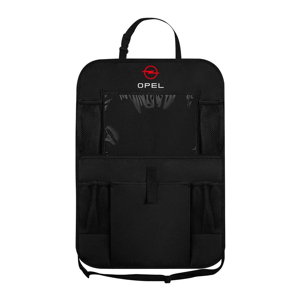 cwdf10 Car Seat Back Hanging Storage Pocket Bag Organizer Stowing Tidying Tool For Opel OPC Astra K Vectra Corsa Zafira Insignia Mokka