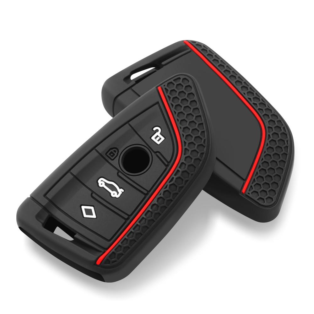 Силиконовый чехол для дистанционного ключа автомобиля, брелок для ключей BMW X1 X3 X4 X5 X6 серии 1 2 3 5 7 G20 G02 G05 G31 G23 F34 F15 F40 IX3