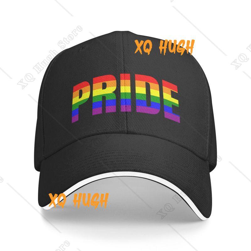 Personalized Gay Pride Baseball Cap Outdoor Men Womens Adjustable Rainbow LGBT Dad Hat Autumn