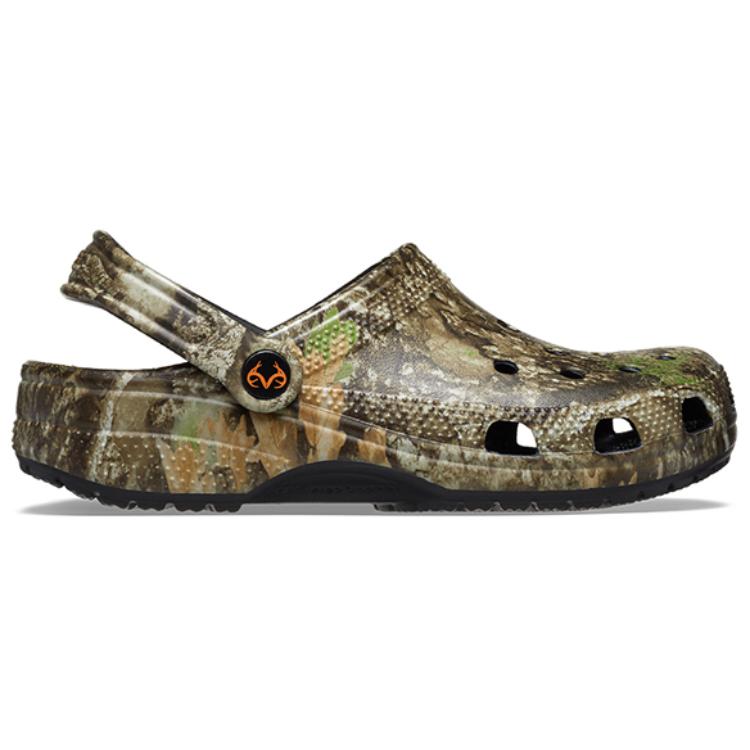 Кроксы Classic Clog APX Camo Унисекс Кроссовки Realtree x Crocs Коричневый Мульти 210099-90H