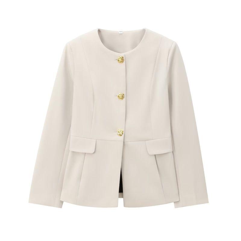 Kaslead New Arrival Women's Fashion Style Flip Suit Outwear Casual Pants 9288507 9287507