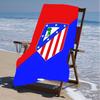 1pc Atletico Madrid Beach Towel, Beach and Seaside Swimming Pool Equipment, Fashion Pattern, Rectangular, Travel Essentials