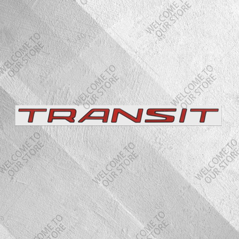 UHB24 3D Metal For Ford Transit Custom Camper Van Car Logo Badge Decor Rear Trunk Sticker Emblem Decoration Sticker Auto Accessories