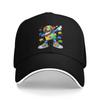 Men Women Dabbing Puzzle Autism Awareness Hat Stylish Baseball Cap Sun Hat Golf Headewear Adjustable Fit