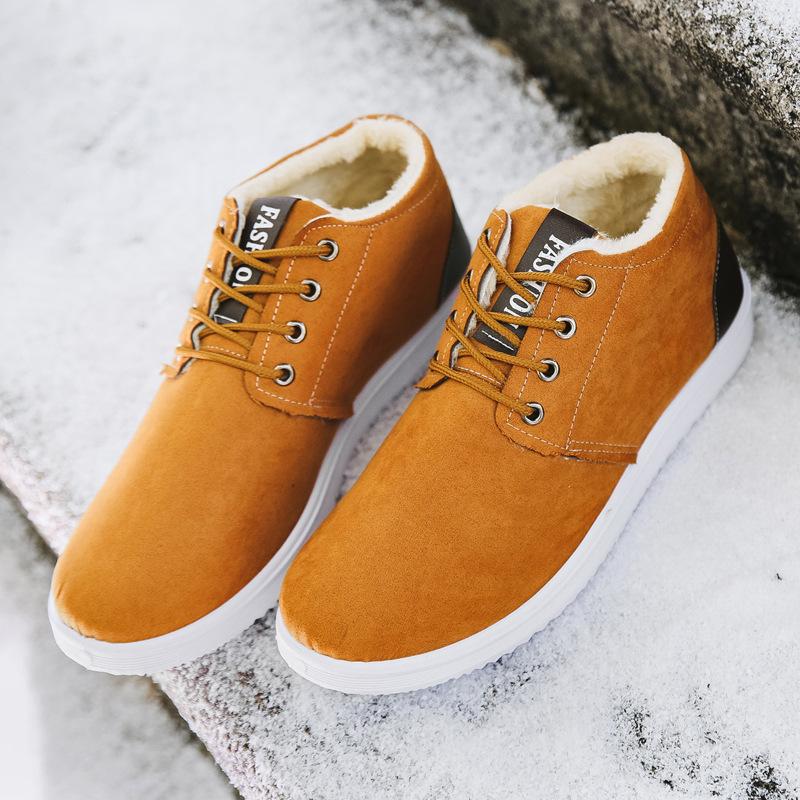 Мужские ботинки осень-зима Help Style Classic Plush Keep Warm Мужская повседневная обувь Мужские зимние ботинки размера Plus ghn78