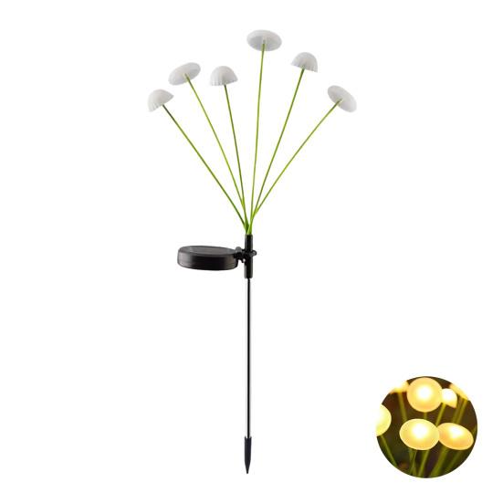 Solar Mushroom Stake Lamp Outdoor Garden Night Light Solar-powered Waterproof Automatic Light Sensor Lights for Patio Pathway