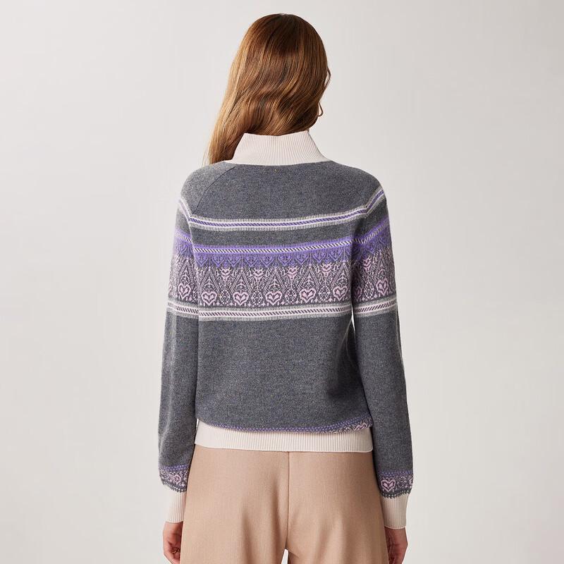 Zhaojun Autumn/Winter Fair Isle Wool Sweater
