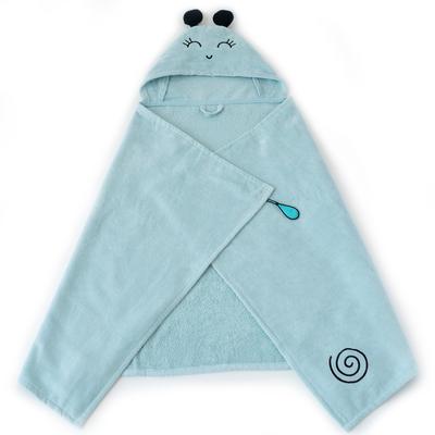 Полотенце с капюшоном Milk&Moo Sangaloz Velvet Baby, 100% хлопок, мягкое, впитывающее, 0-2 года, 70x120 см