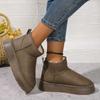 2024 New Classic Thickened Fluff Women's Snow Boots Comfortable Warm Ankle Boots Women Winter Ladies Shoes Chunky Botas Mujer