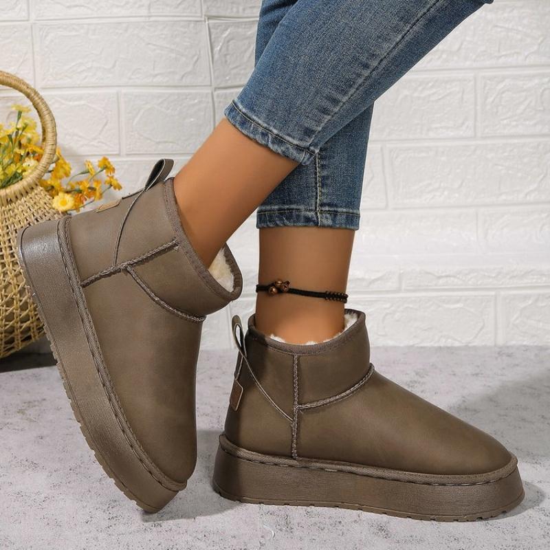 2024 New Classic Thickened Fluff Women's Snow Boots Comfortable Warm Ankle Boots Women Winter Ladies Shoes Chunky Botas Mujer